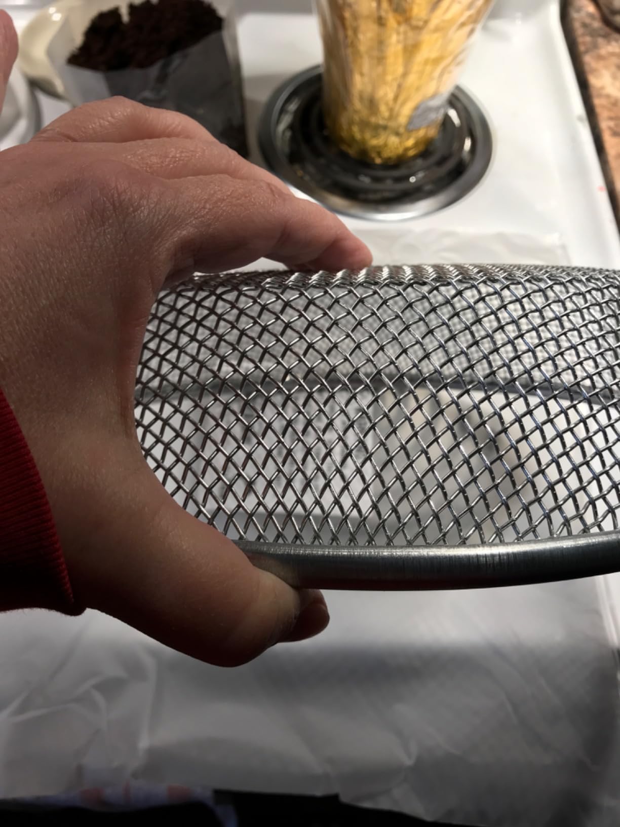 3 Pack Soil Sifter for Gardening, Heavy Duty Galvanized Steel Compost Sieve, Round Garden Sifter for 5 Gallon Bucket, 3 Mesh Sizes (1/8