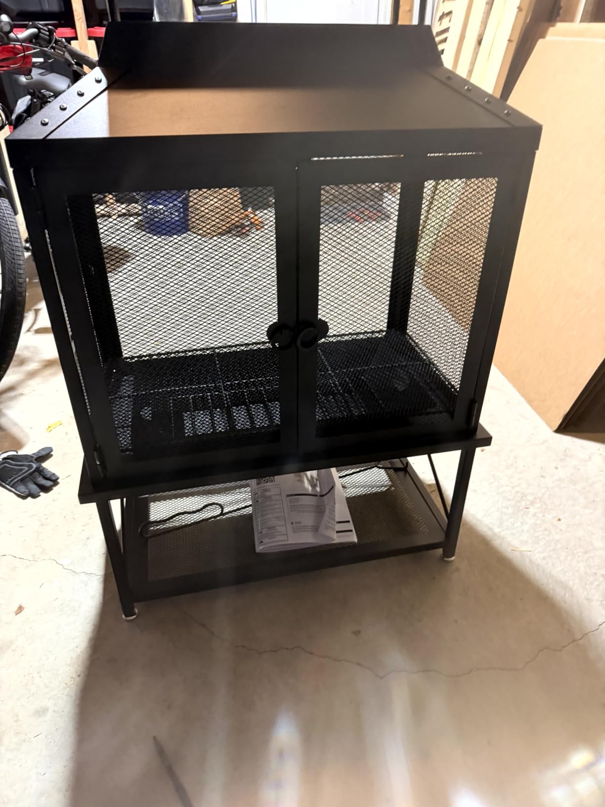 Metal Outdoor Fireplace for Patio - 39