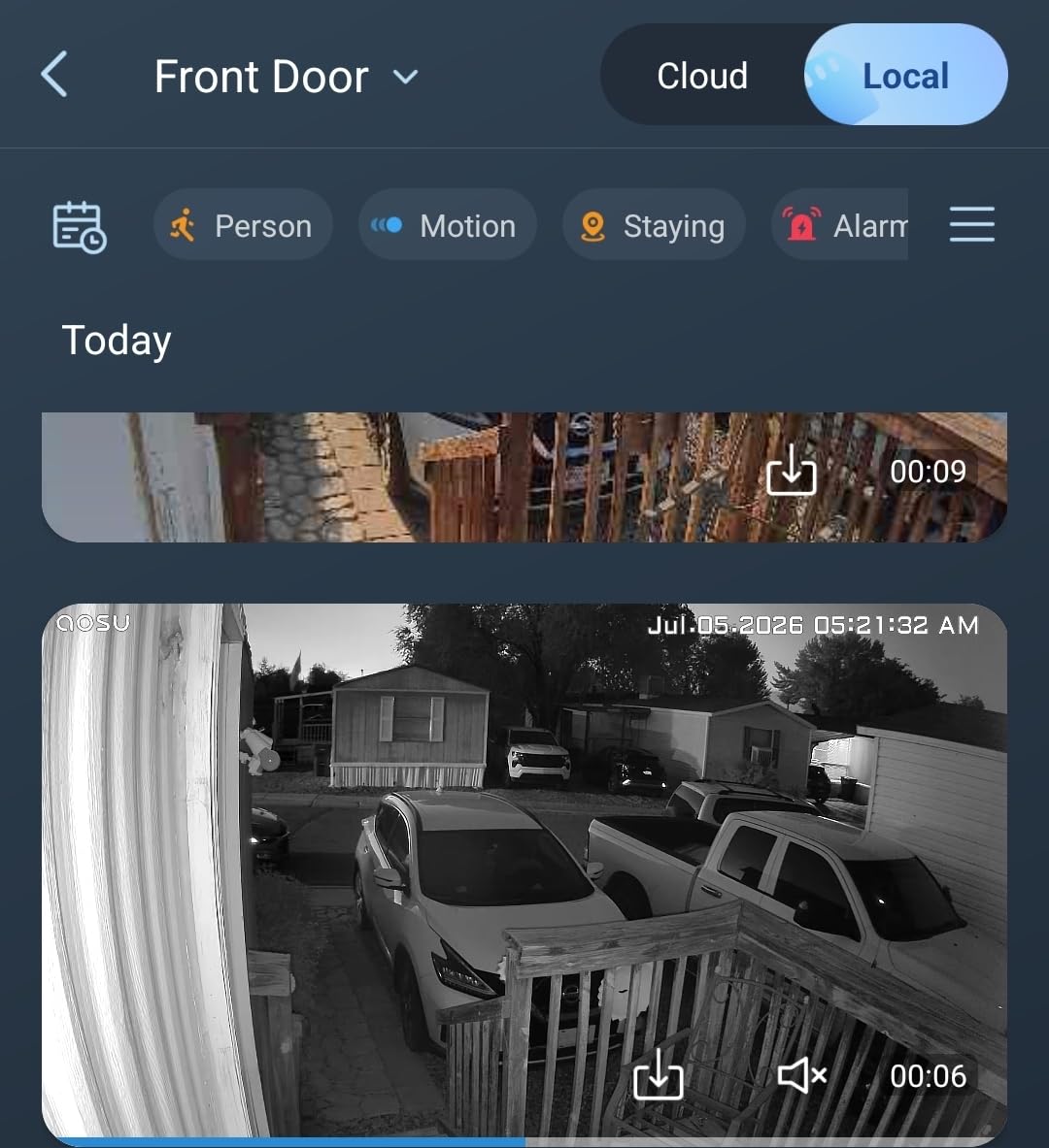 aosu Solar Security Cameras Wireless Outdoor, 2K HD Home Security Camera System, PIR + AI Human Detection, Color Night Vision, Easy to Set Up, Local Storage, No Subscription Required, 6-Cam Kit customer photo 1