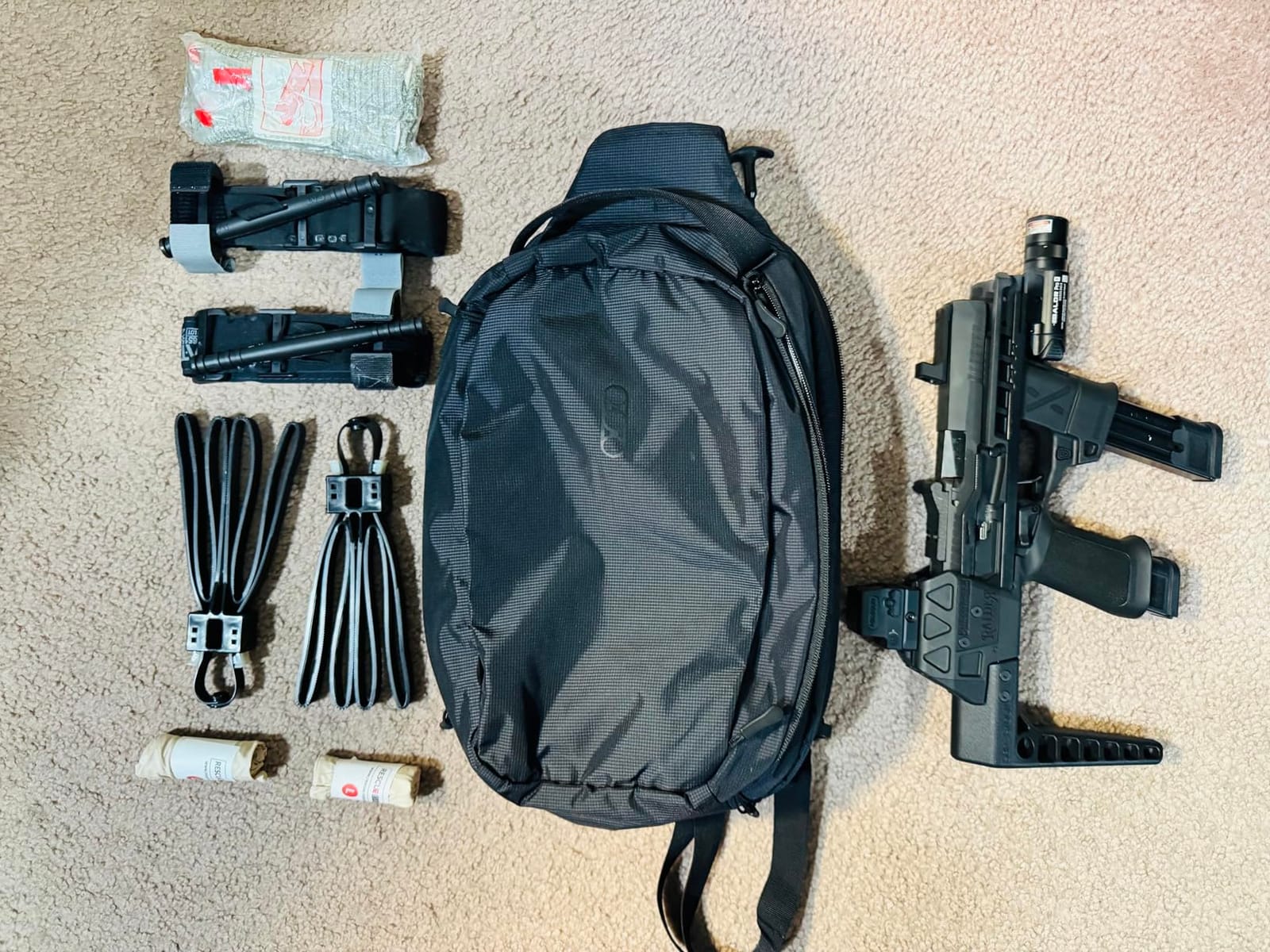 Eberlestock Fade Sling Tactical - Crossbody Bag for Men, EDC Sling Backpack with Concealed Carry Compartment, Hydration Pass-Through, Loop Lined Pockets customer photo 1