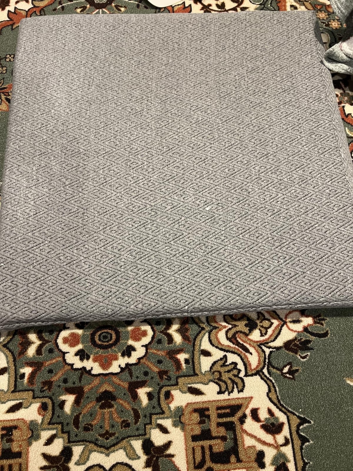 Ultimate Meditation Cushion Set - 2-in-1 Zafu & Zabuton, Buckwheat & Memory Foam, Velvet Cover for Yoga & Mindfulness (Dark Blue) customer photo 2
