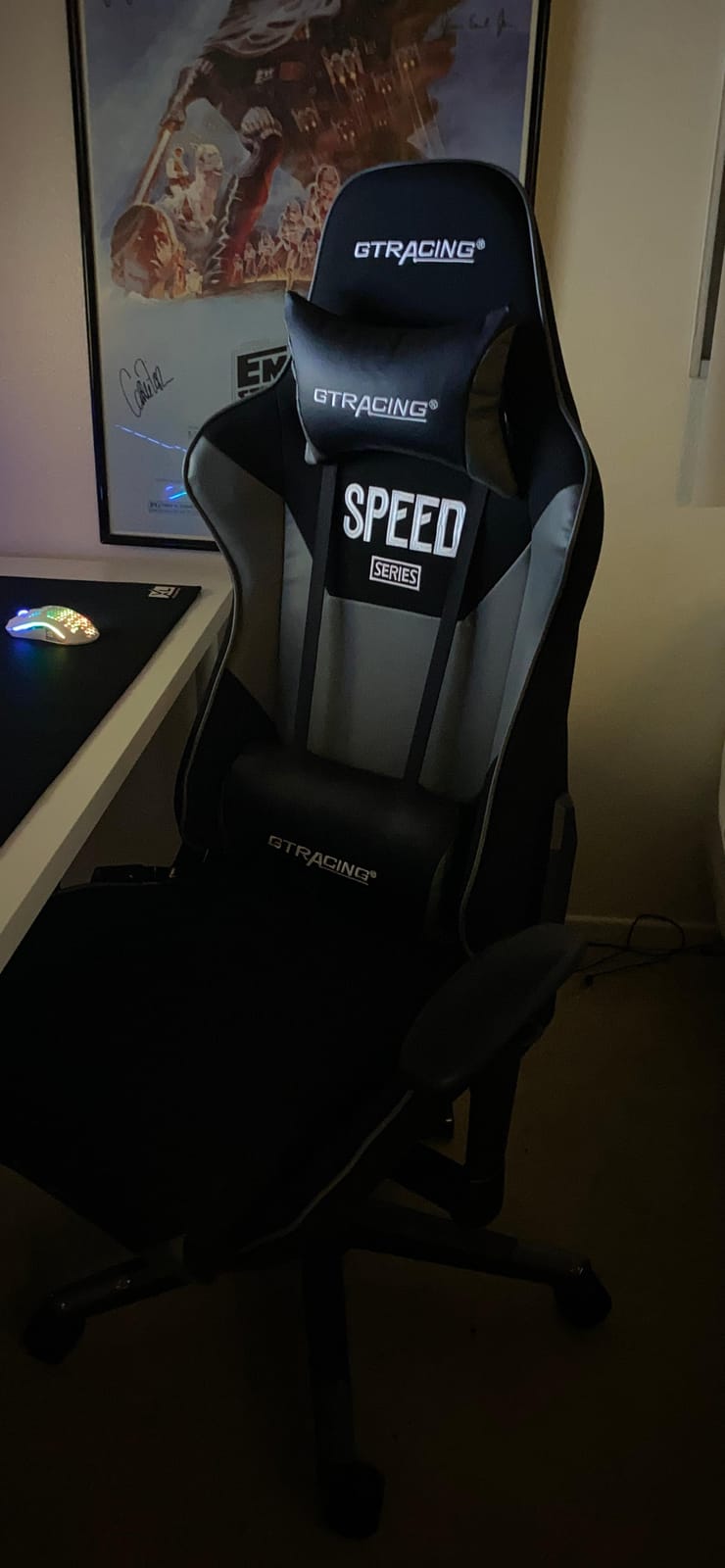 GTPLAYER Big and Tall Gaming Chair Ergonomic Heavy Duty Office Chair Racing Seat with Adjustable Lumbar Pillow Footrest 150° Reclining Thickened Armrests Breathable Mesh for Esports/PC Gaming customer photo 2