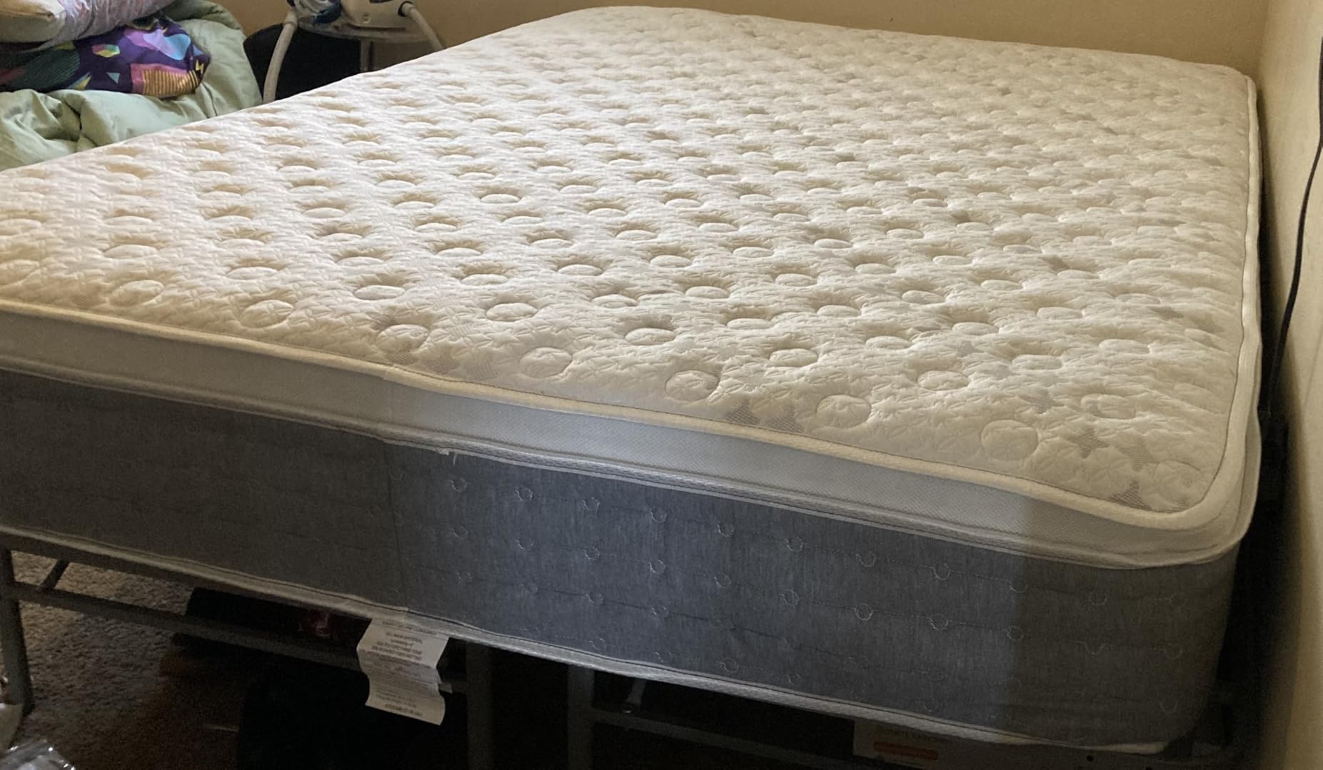 Sleepmax Extra Firm King Mattress 12 Inch, Hybrid Mattress Pain Relieving | Hotel-Collection Bed in Box, Extra Lumbar & Hip Support, Spine Alignment, 365-Night Trial & Forever warranty, Fiberglass-Free customer photo 1