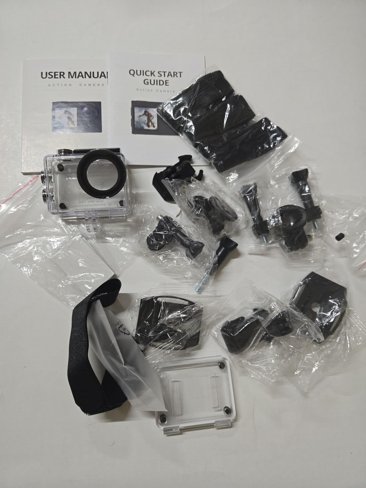 4K Action Camera 20MP Touch Screen WiFi EIS 131FT Waterproof | Dual touch screens, 170° wide-angle, 5X zoom, remote control. For snorkeling, biking, helmet. 2 rechargeable batteries. customer photo 1