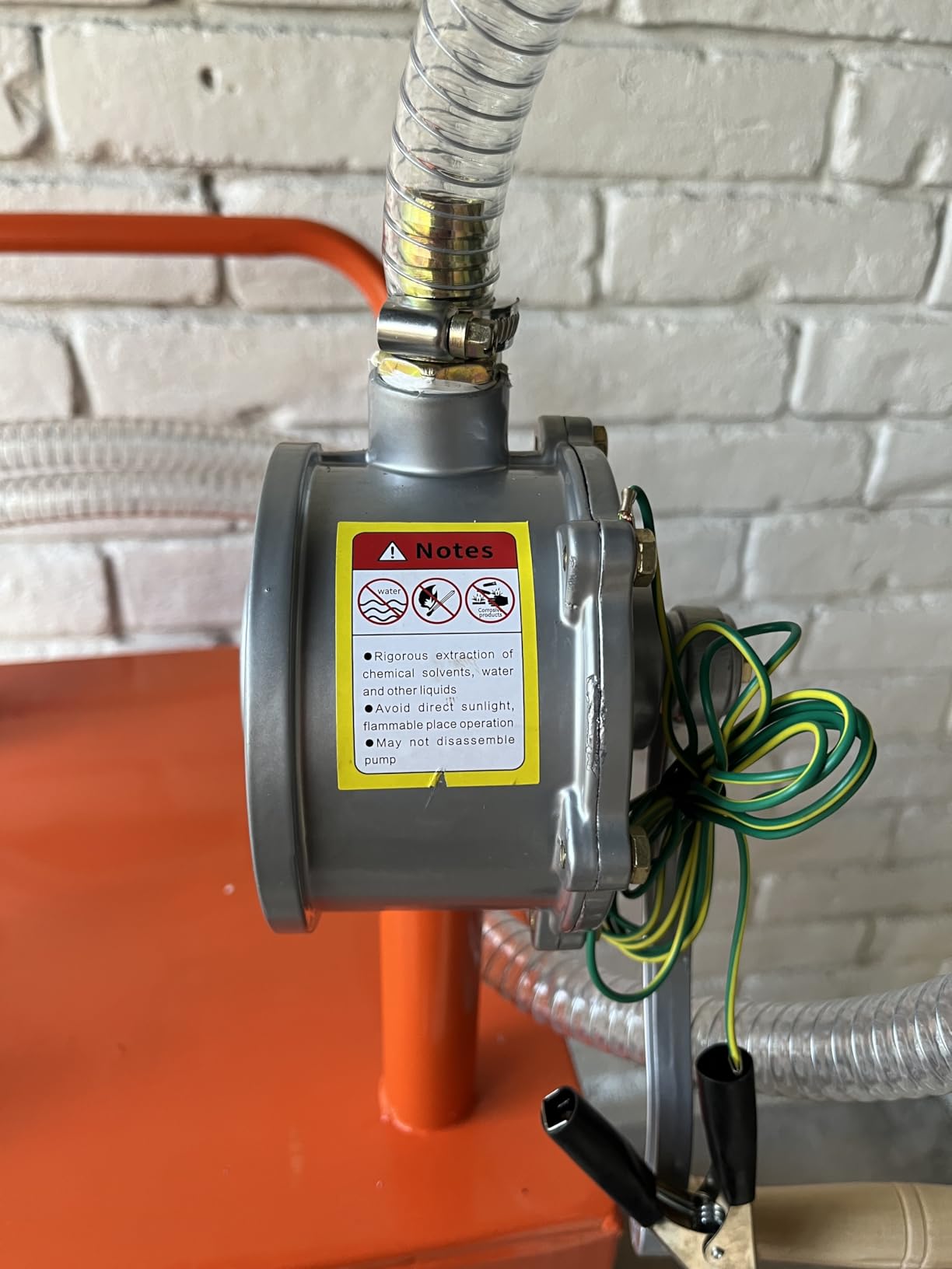 Garvee 35 Gallon Fuel Caddy with Transfer Pump, Orange | Fuel Transfer Tank with Wheels, Fits Gasoline & Diesel, For Cars ATVs Boats Lawn Mowers, Portable Transfer Storage Tank customer photo 1