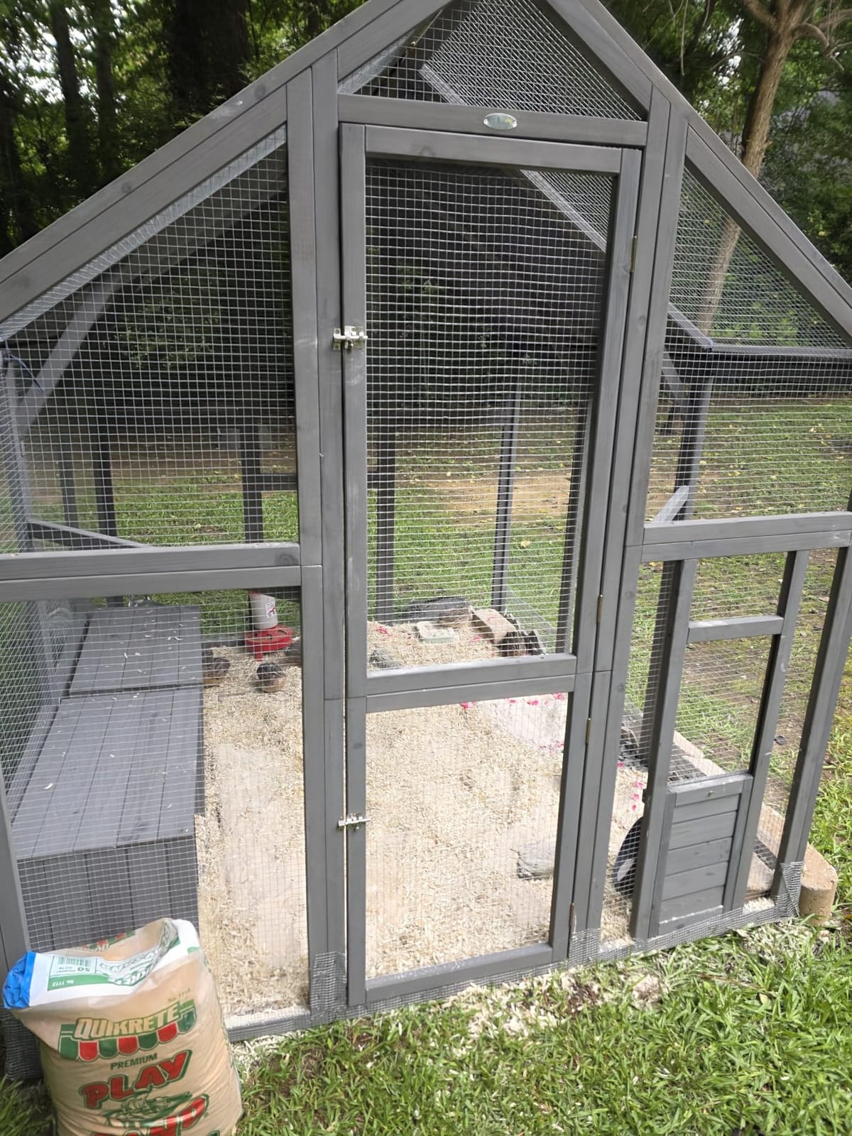 PawHut Large Wooden Chicken Coop for 8-10 Hens, Walk-in Chicken Run with Waterproof Cover, Nesting Boxes and Perches, Outdoor Poultry Cage Rabbit Hutch for Backyard, 83