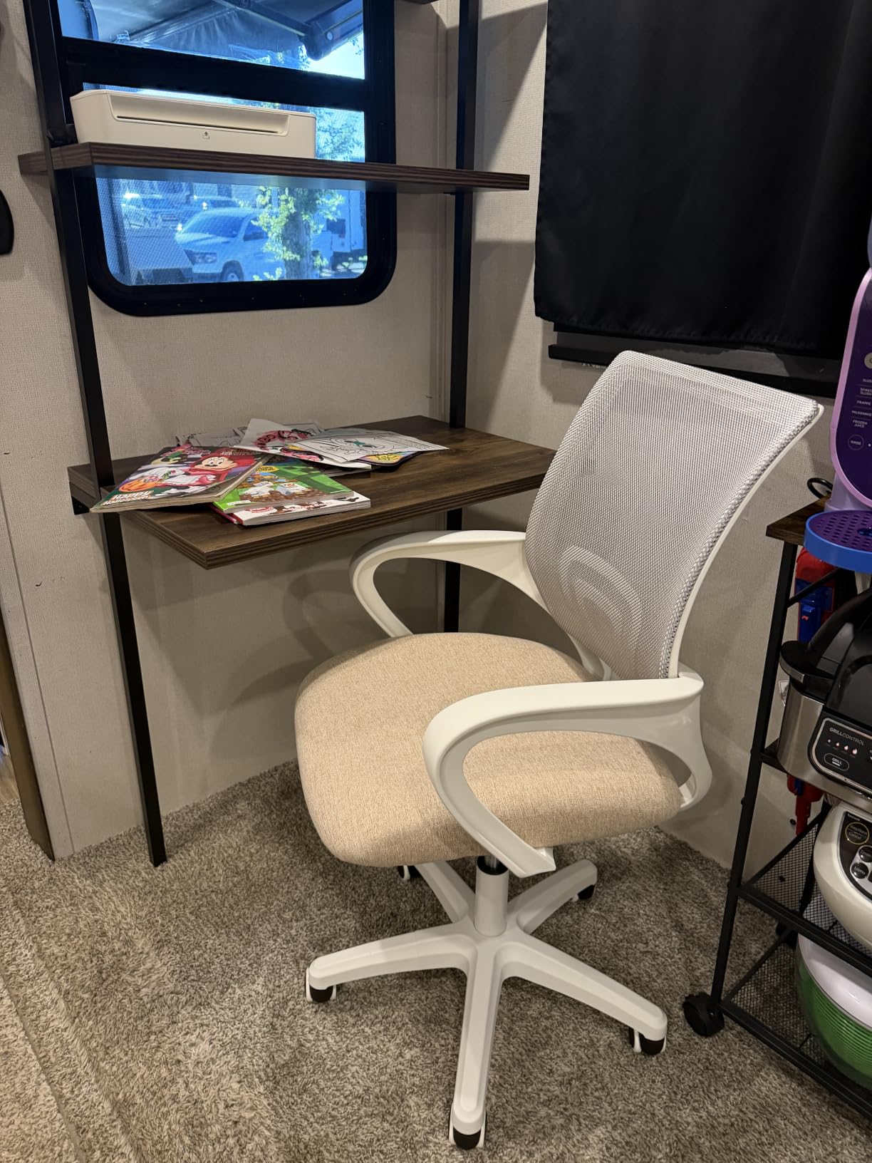 NEO CHAIR Office Computer Chair Ergonomic Mid-Back Mesh Desk Chair, Black | Breathable Mesh Back with Lumbar Support, Height Adjustment, Smooth Rolling Casters for Home Office, Study or Gaming Setup customer photo 2