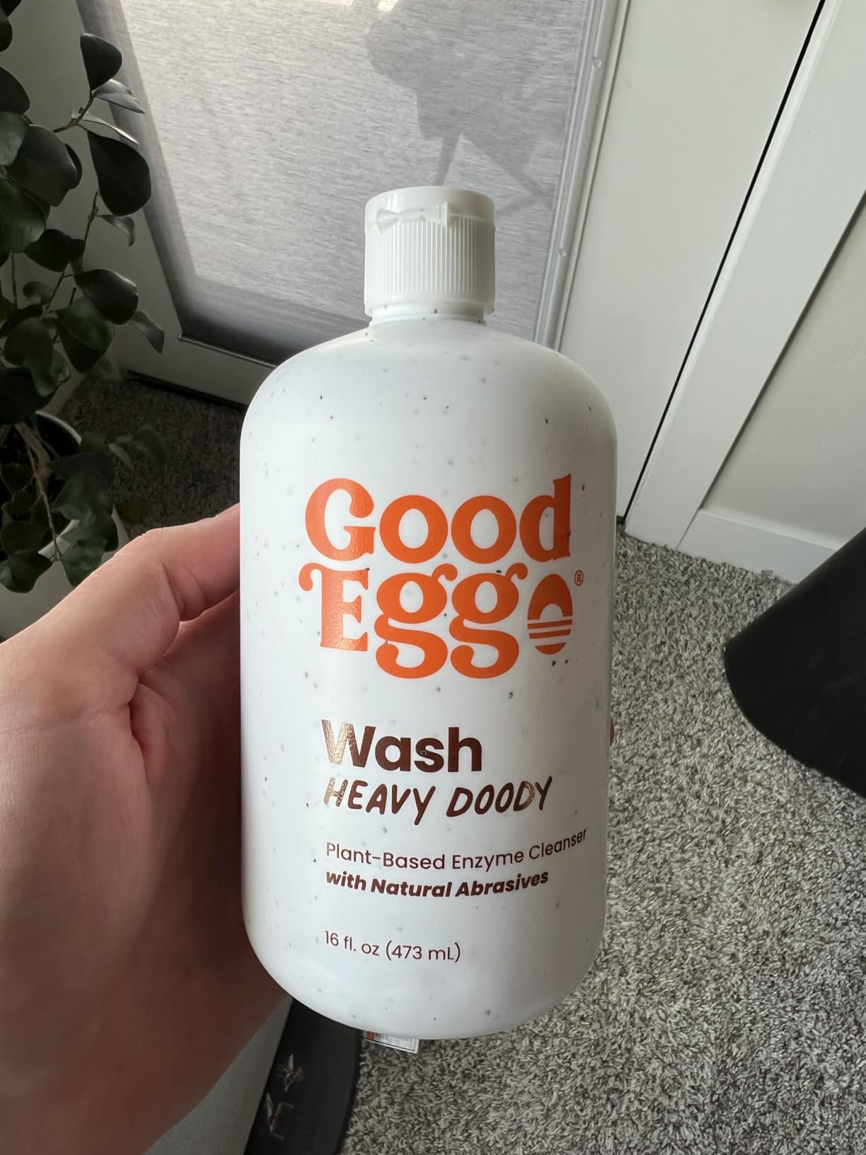 GoodEgg Heavy Doody Egg Wash, Enzyme Cleanser with Natural Abrasives, 16 oz, Non-Toxic, No Bleach or Soap, Preserves Natural Egg Bloom customer photo 1