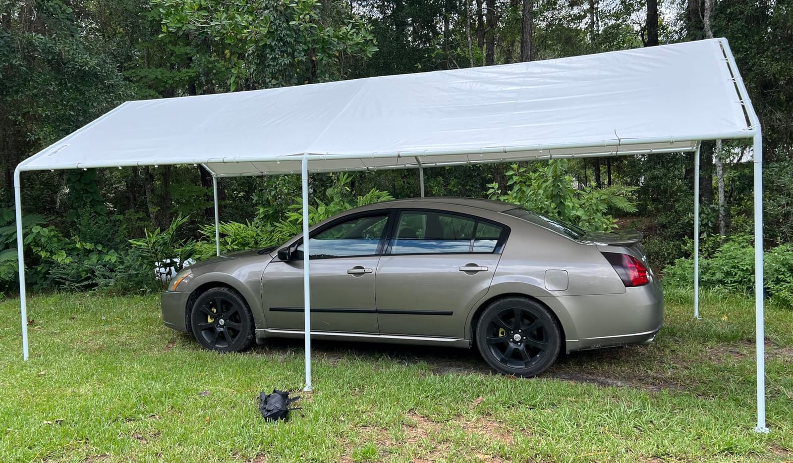 Quictent 14x20x15 FT RV Metal Carport, Heavy Duty Reinforced Steel Shelter with Side Panel, Extra Tall Outdoor Garage Canopy for RV, Boat, Truck and Farm Equipment customer photo 1