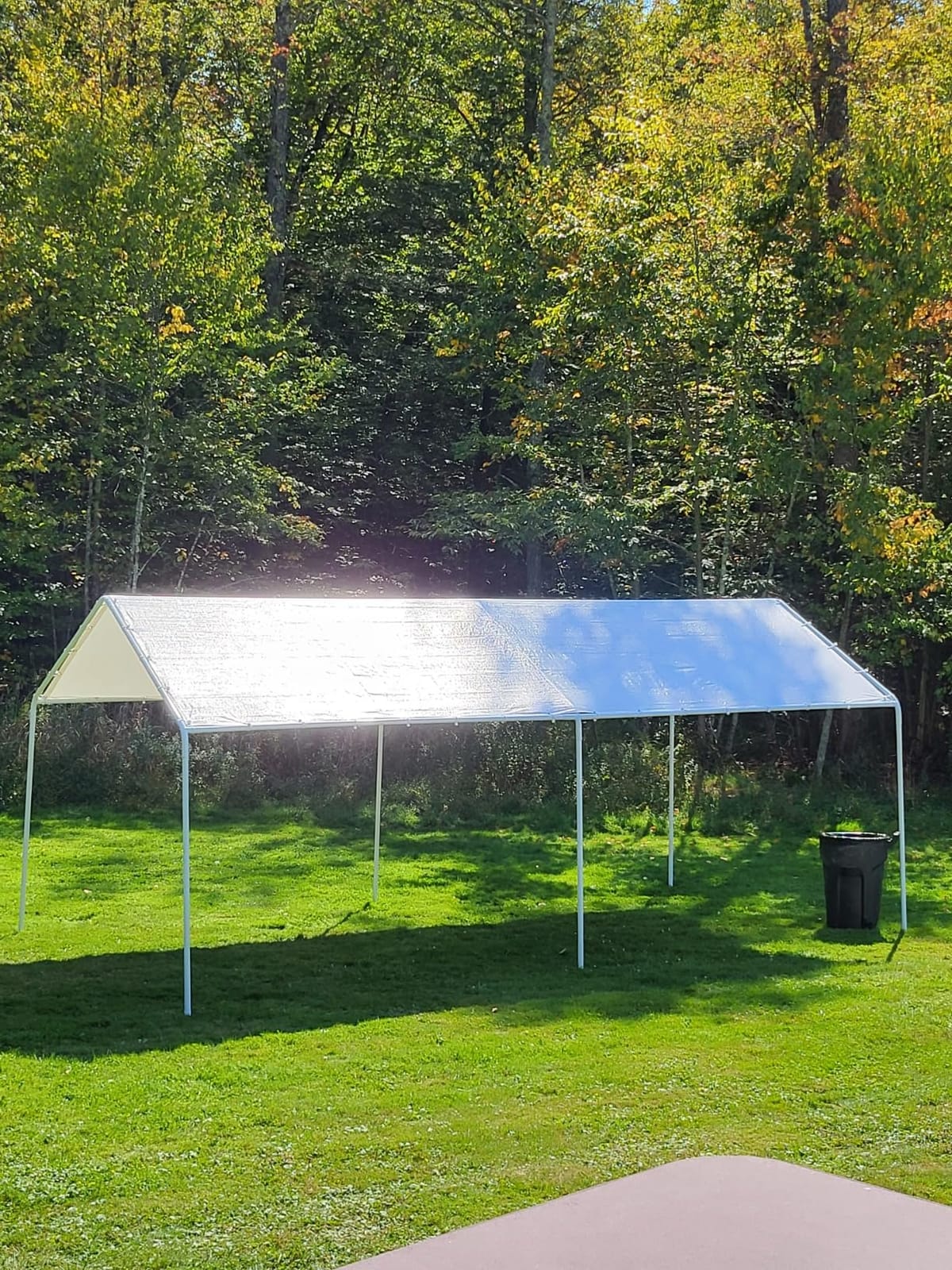 Quictent 14x30x15 FT RV Metal Carport, Heavy Duty Reinforced Steel Shelter with Side Panel, Extra Tall Outdoor Garage Canopy for RV, Boat, Truck and Farm Equipment customer photo 1