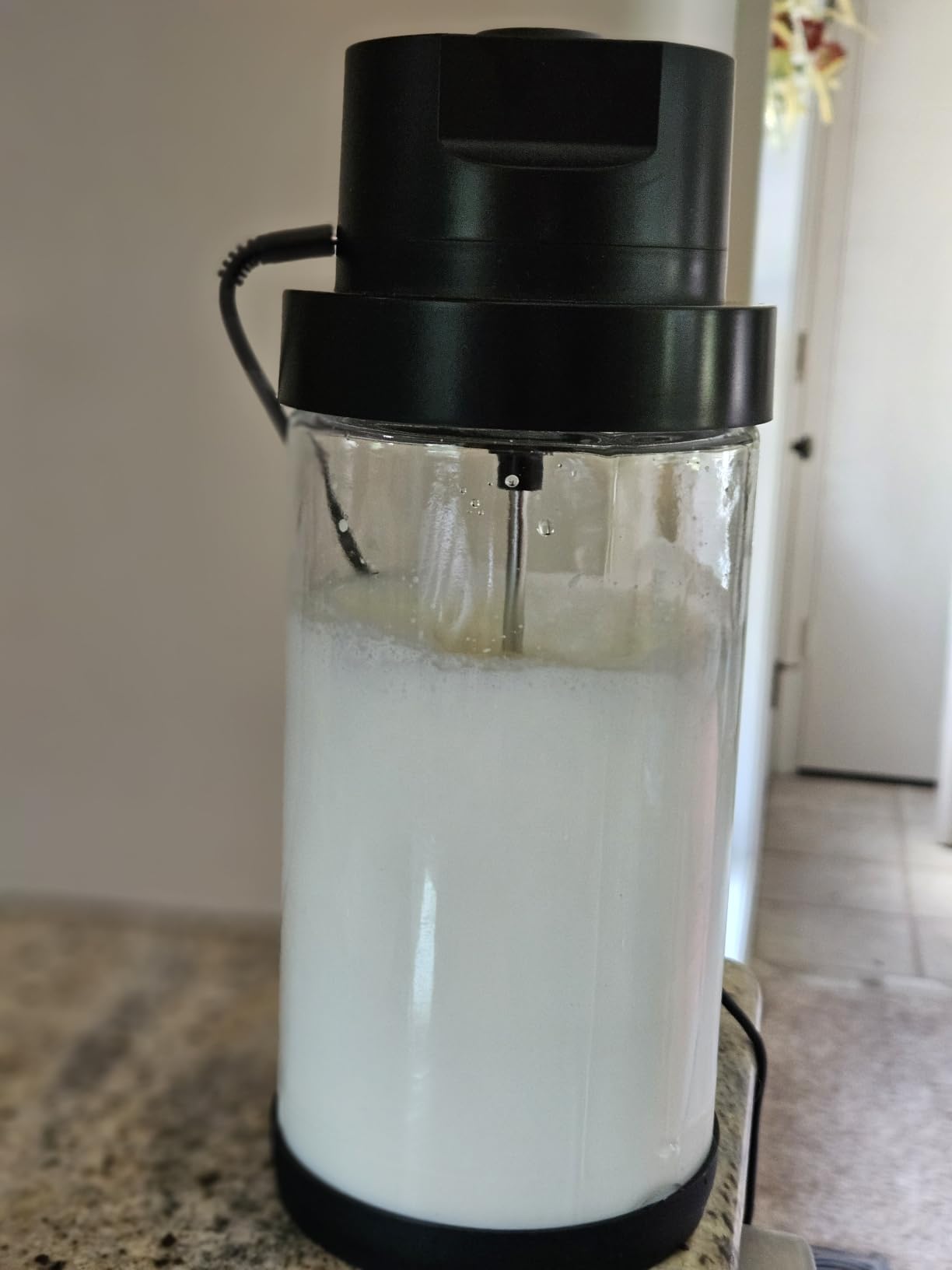 Electric Butter Churner 61oz 1.8L Glass Jar One-Touch Butter Maker | High-Speed Blending, Home & kitchen Fun, Homemade Creamy Butter customer photo 1