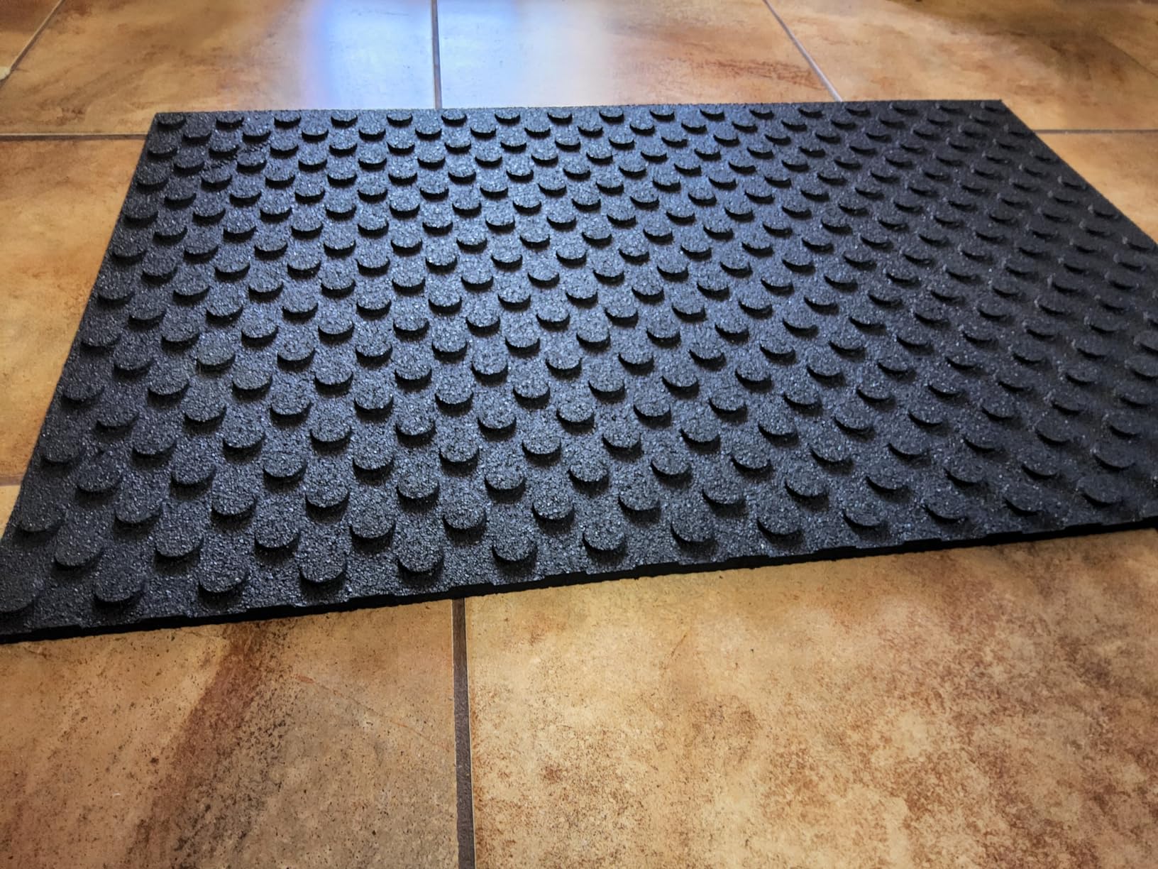 Mohawk Home Heavy Duty Rubber Stall Mat - Gym Floor- Under Dog Crate - All Purpose Utility 3' x 4' - 1/2