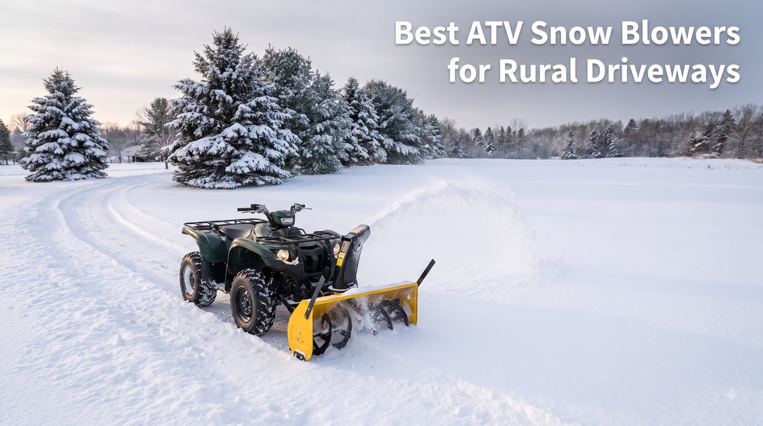 Best ATV Snow Blowers for Rural Driveways