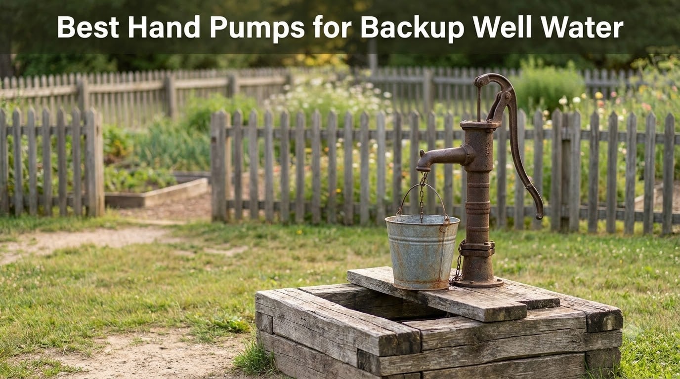 Best Hand Pumps for Backup Well Water
