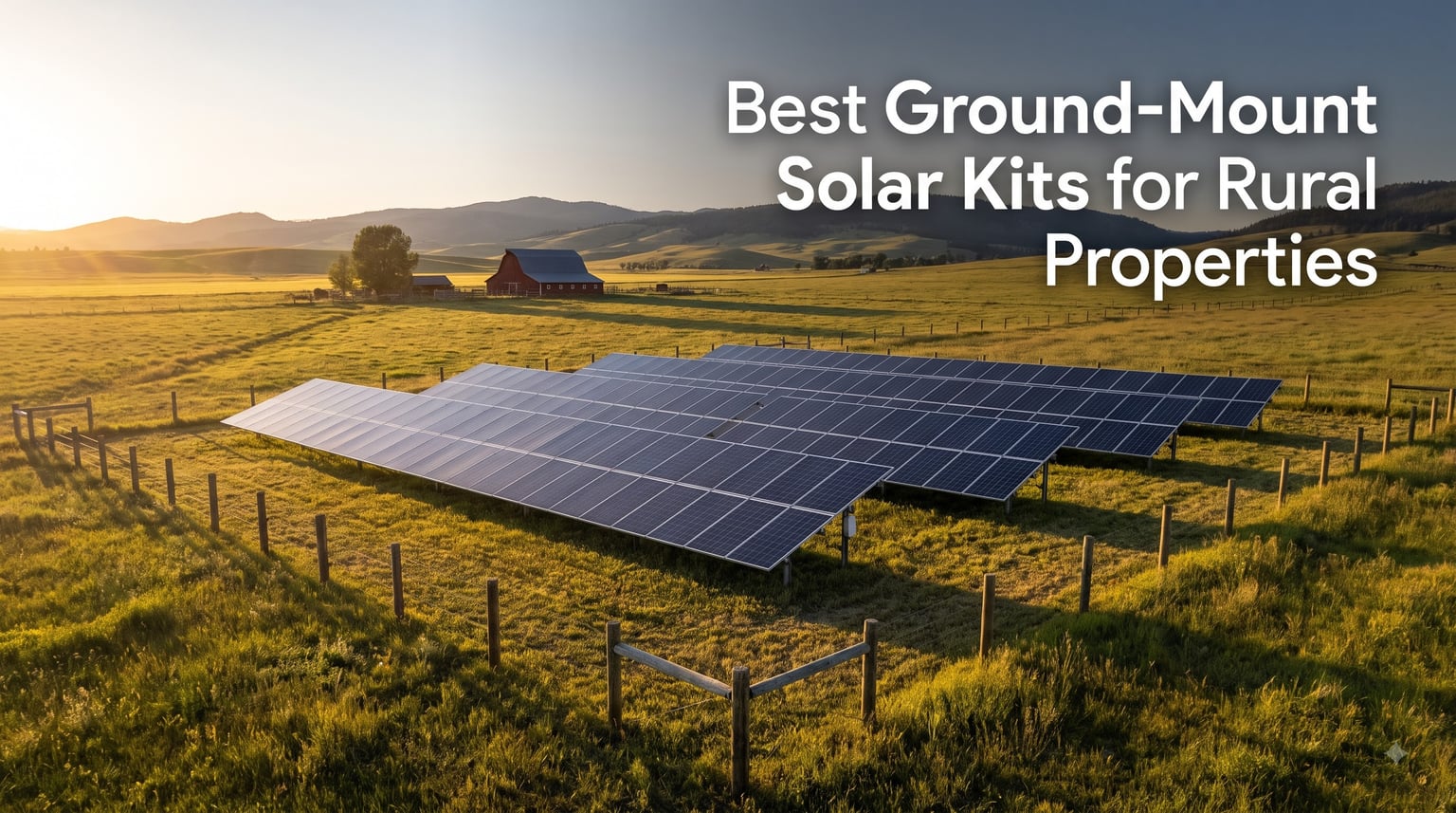 Best Ground-Mount Solar Kits for Rural Properties