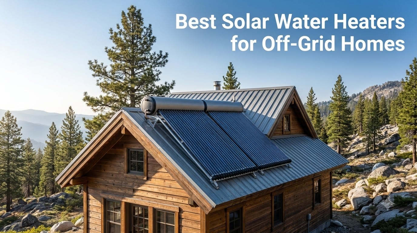 Best Solar Water Heaters for Off-Grid Homes