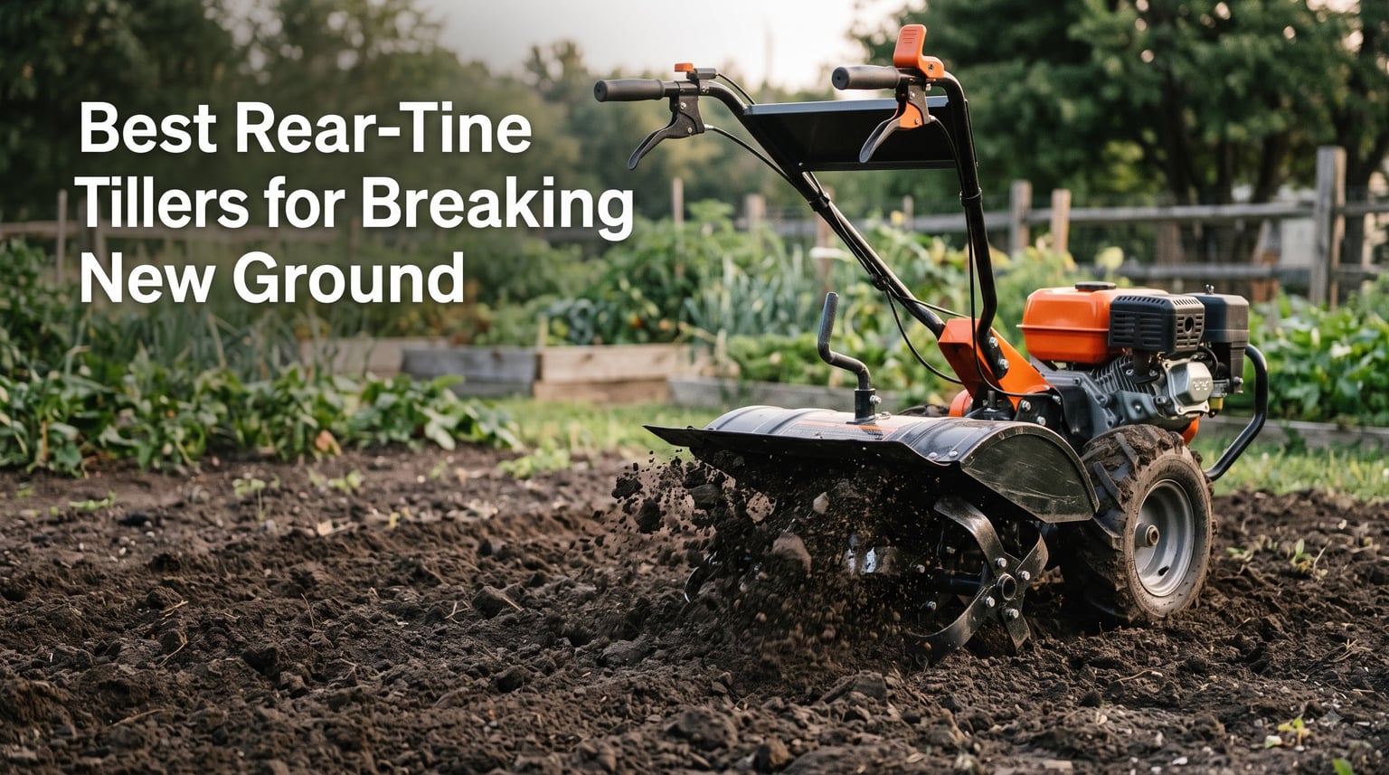 Best Rear-Tine Tillers for Breaking New Ground