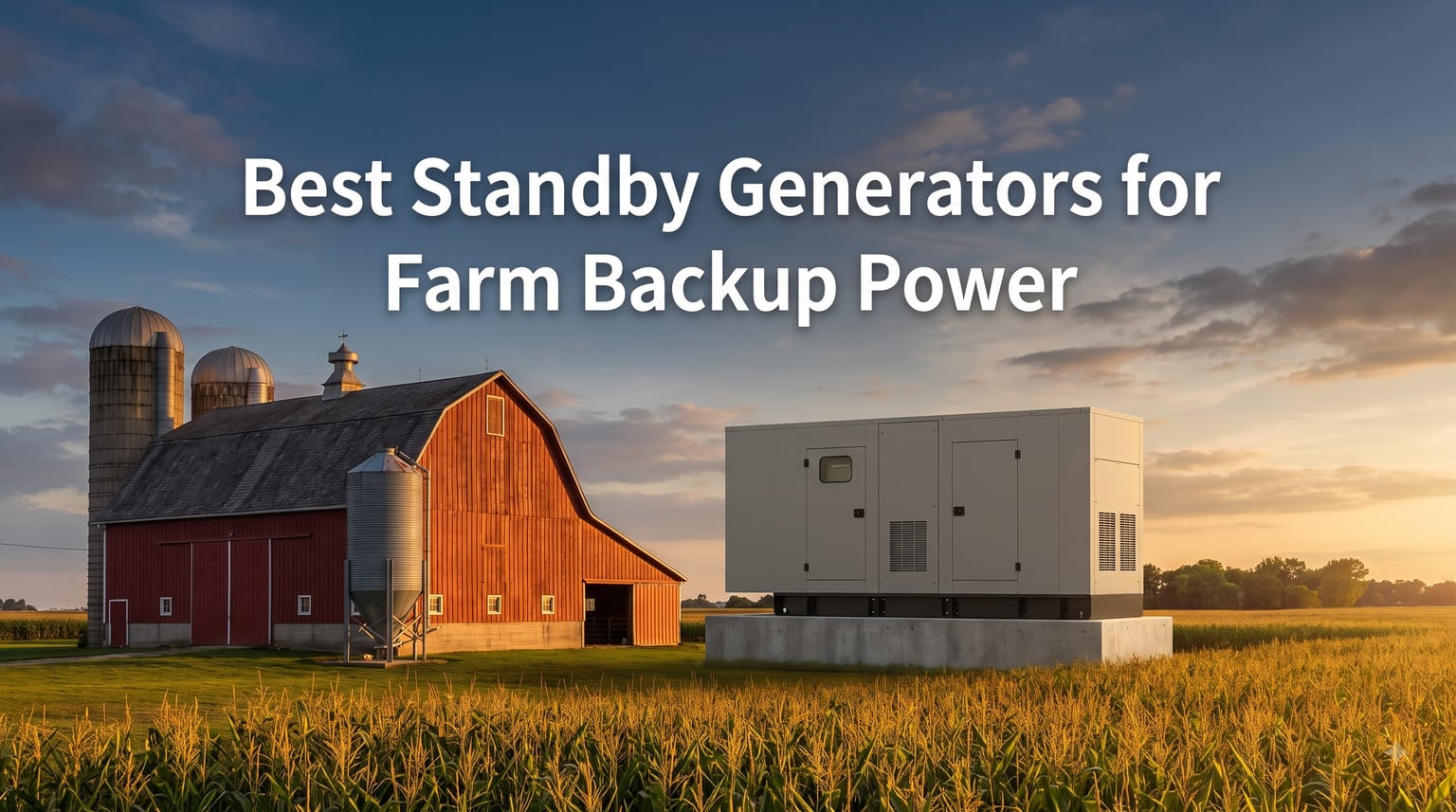 Best Standby Generators for Farm Backup Power