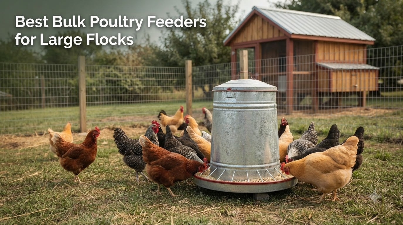 Best Bulk Poultry Feeders for Large Flocks