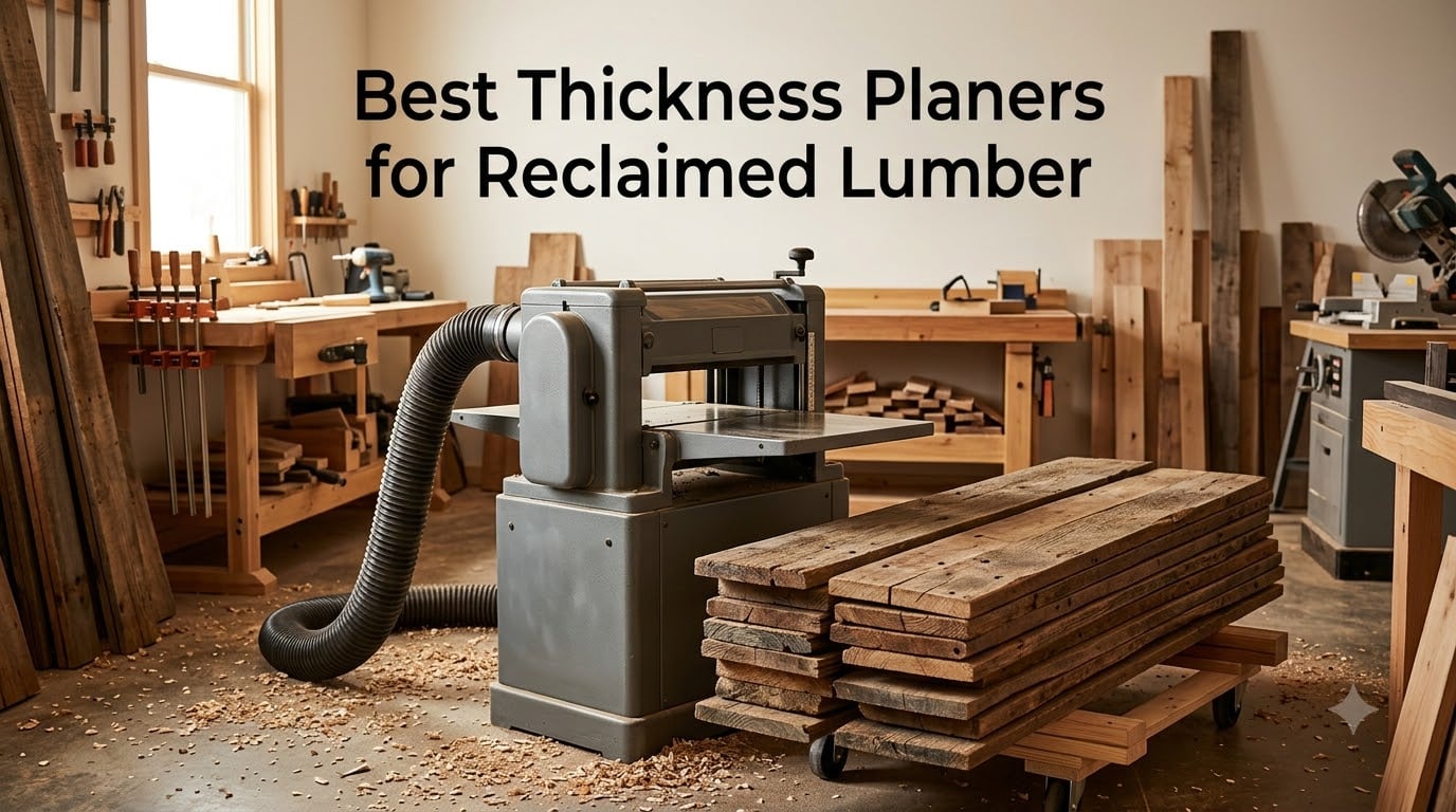 Best Thickness Planers for Reclaimed Lumber
