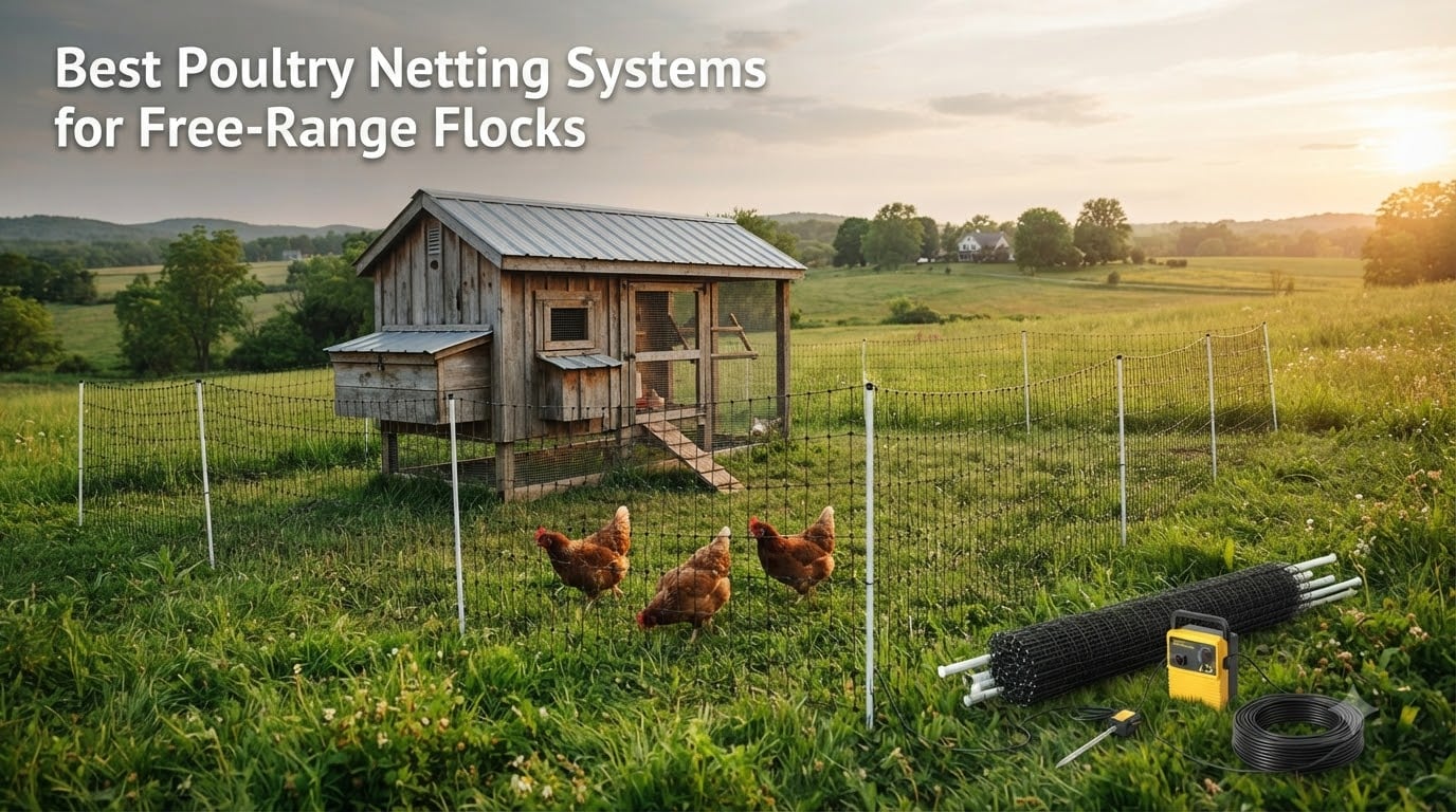 Best Poultry Netting Systems for Free-Range Flocks