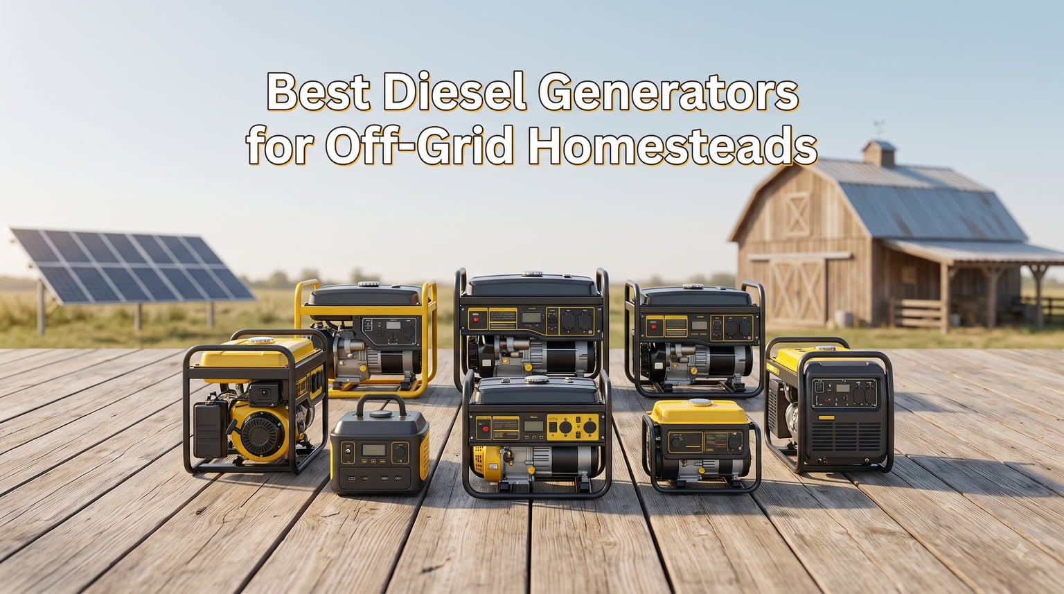 Best Diesel Generators for Off-Grid Homesteads