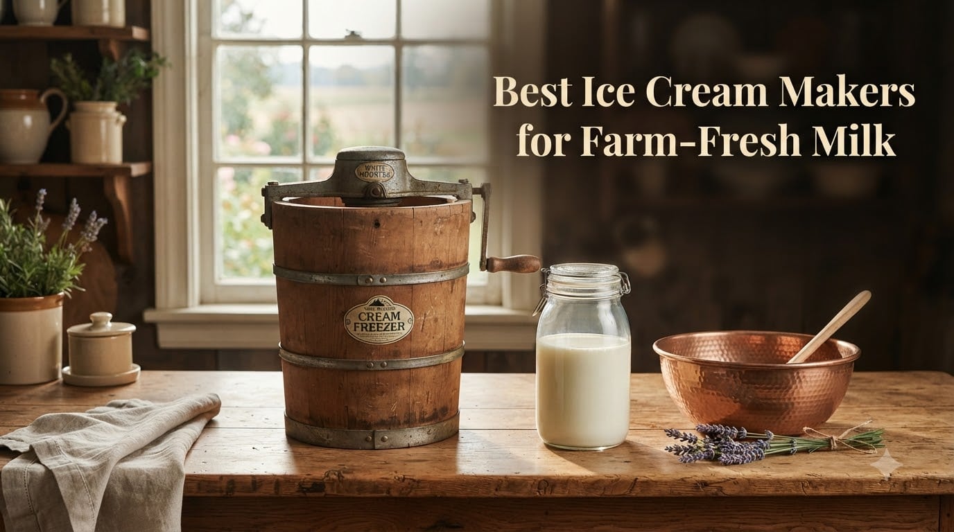 Best Ice Cream Makers for Farm-Fresh Milk