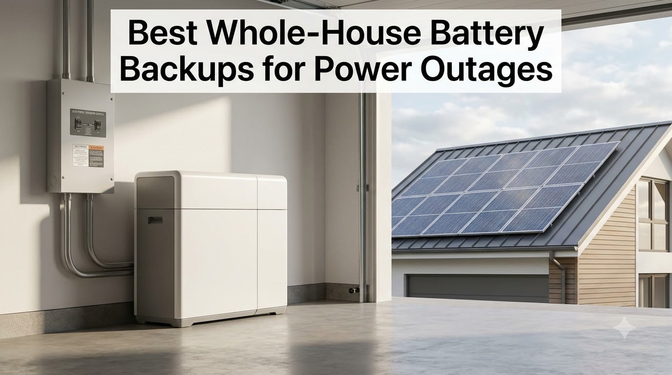 Best Whole-House Battery Backups for Power Outages