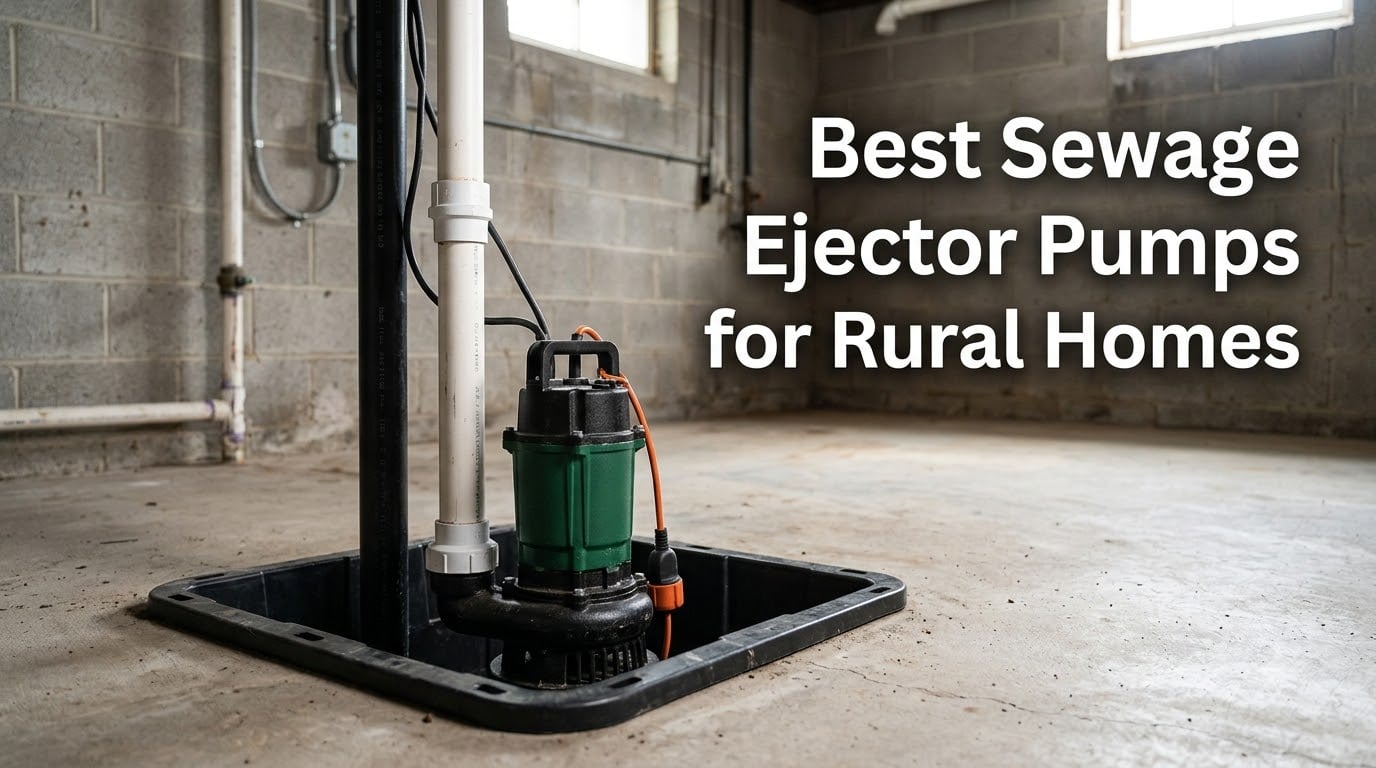 Best Sewage Ejector Pumps for Rural Homes