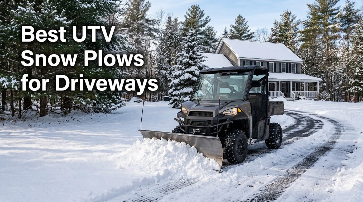 Best UTV Snow Plows for Driveways
