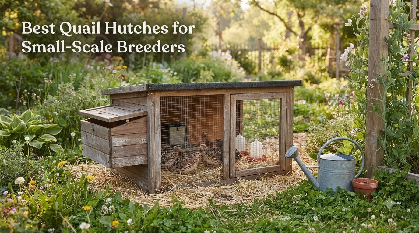 Best Quail Hutches for Small-Scale Breeders
