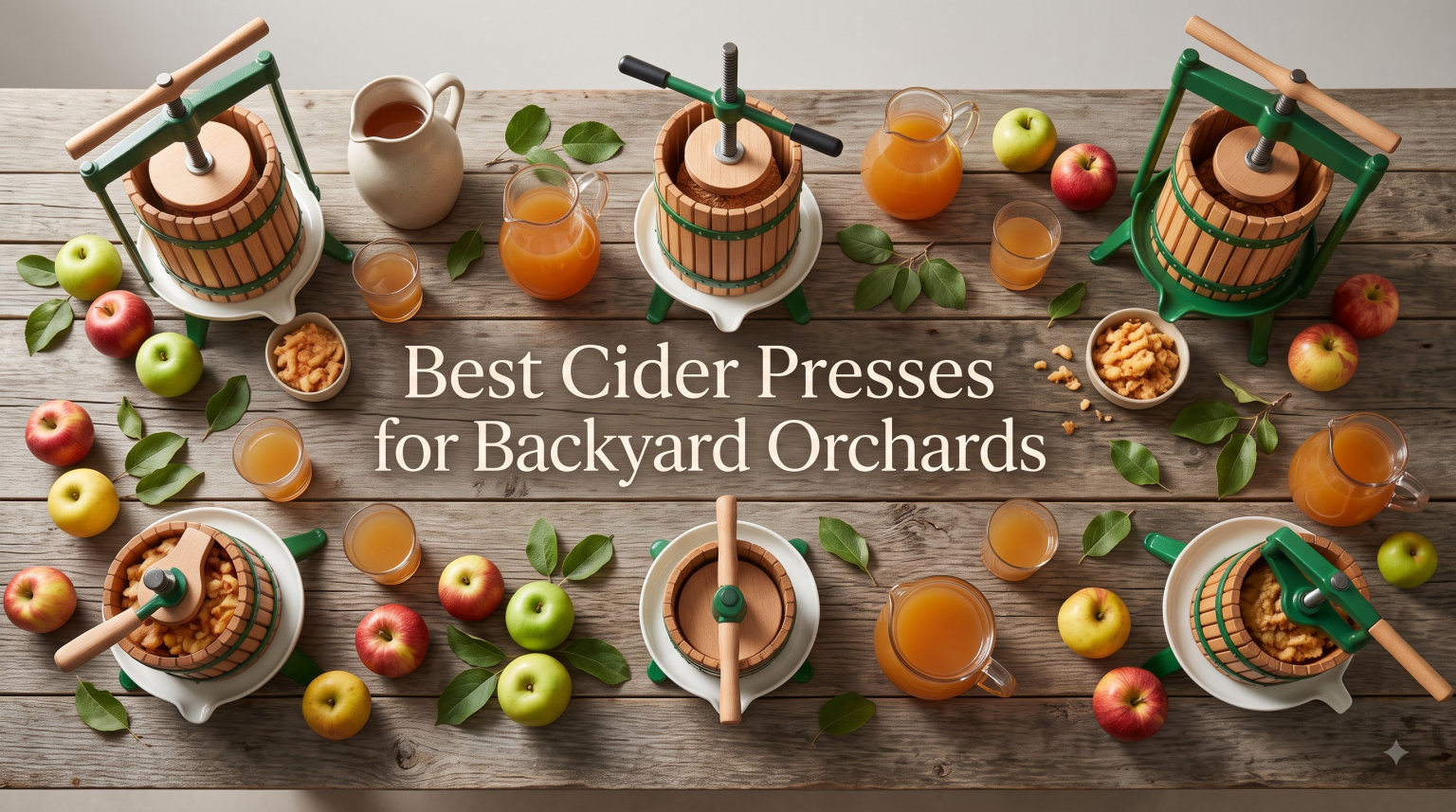 Best Cider Presses for Backyard Orchards