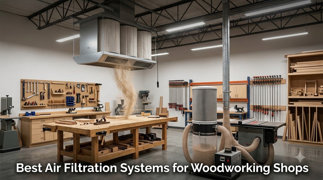 Best Air Filtration Systems for Woodworking Shops