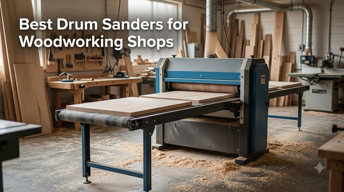 Best Drum Sanders for Woodworking Shops