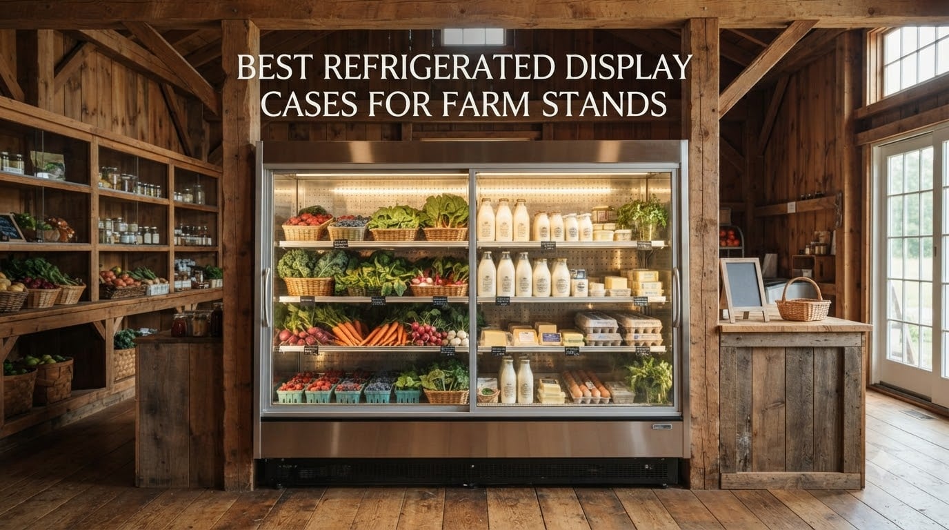 Best Refrigerated Display Cases for Farm Stands