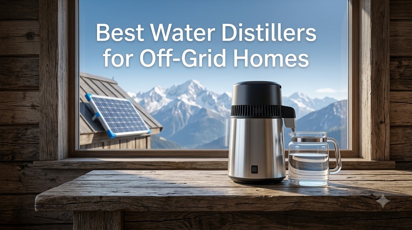 Best Water Distillers for Off-Grid Homes