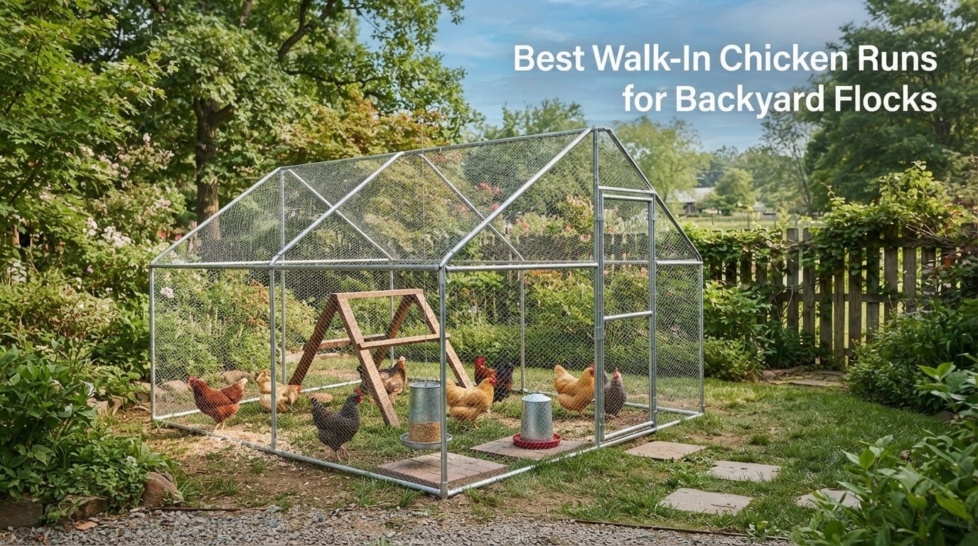 Best Walk-In Chicken Runs for Backyard Flocks