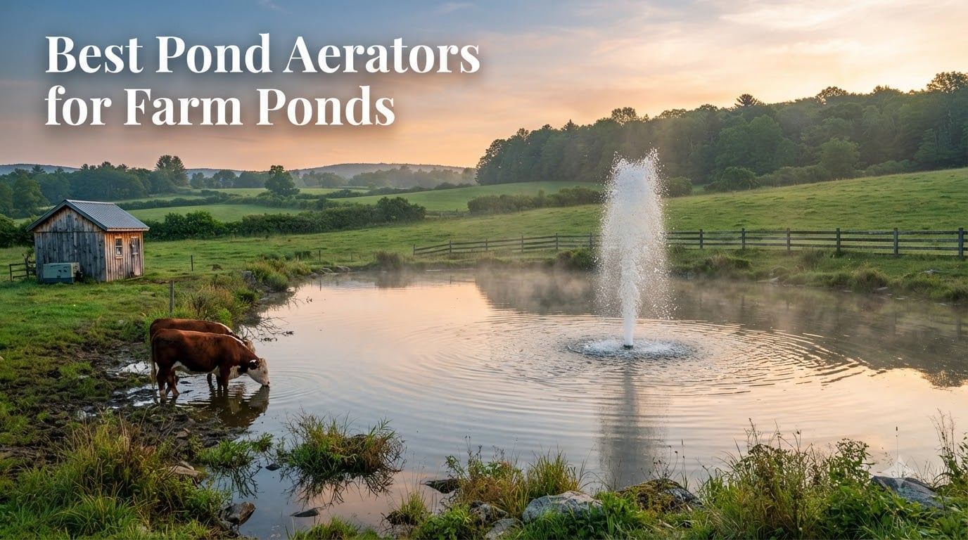 Best Pond Aerators for Farm Ponds