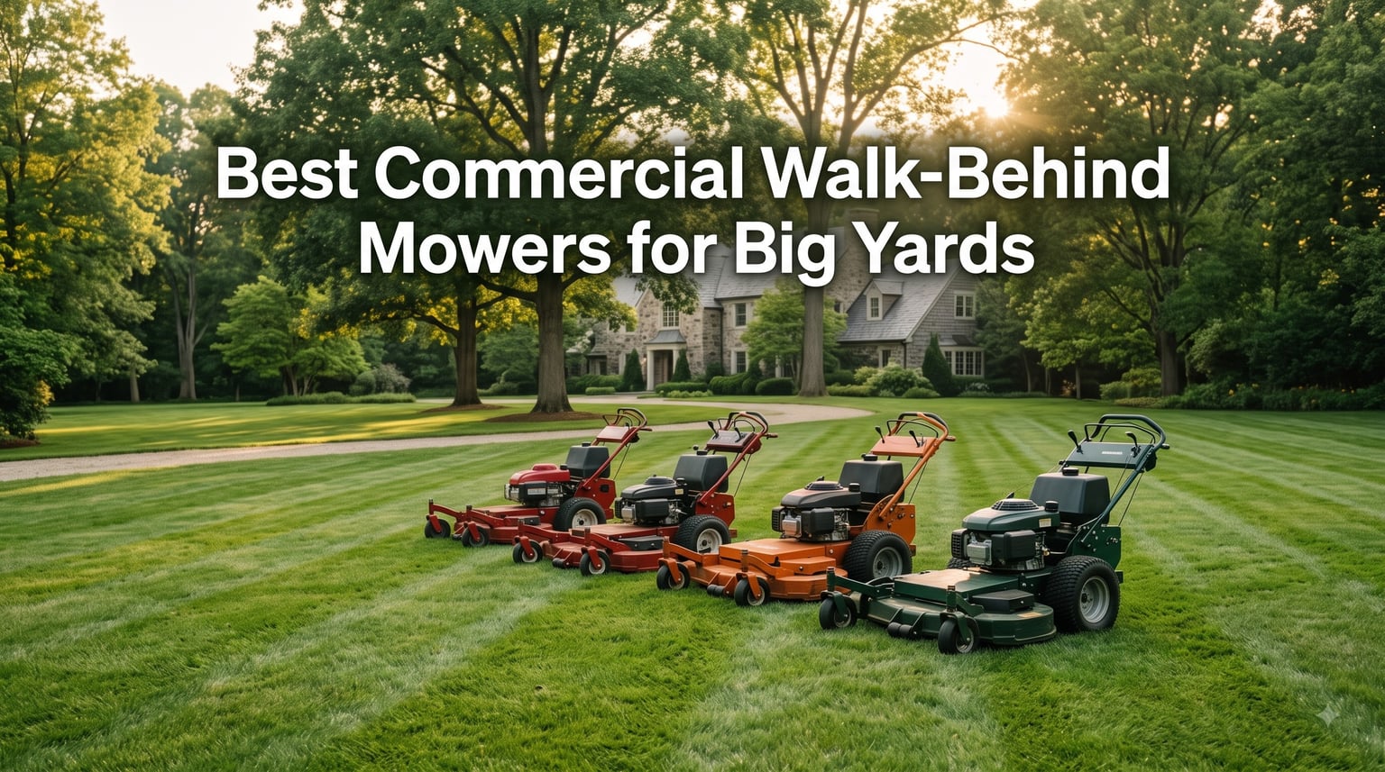 Best Commercial Walk-Behind Mowers for Big Yards