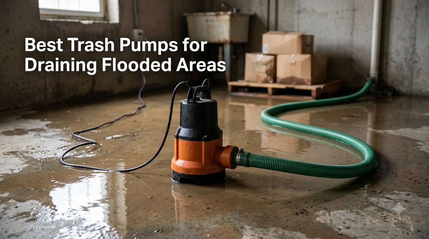 Best Trash Pumps for Draining Flooded Areas