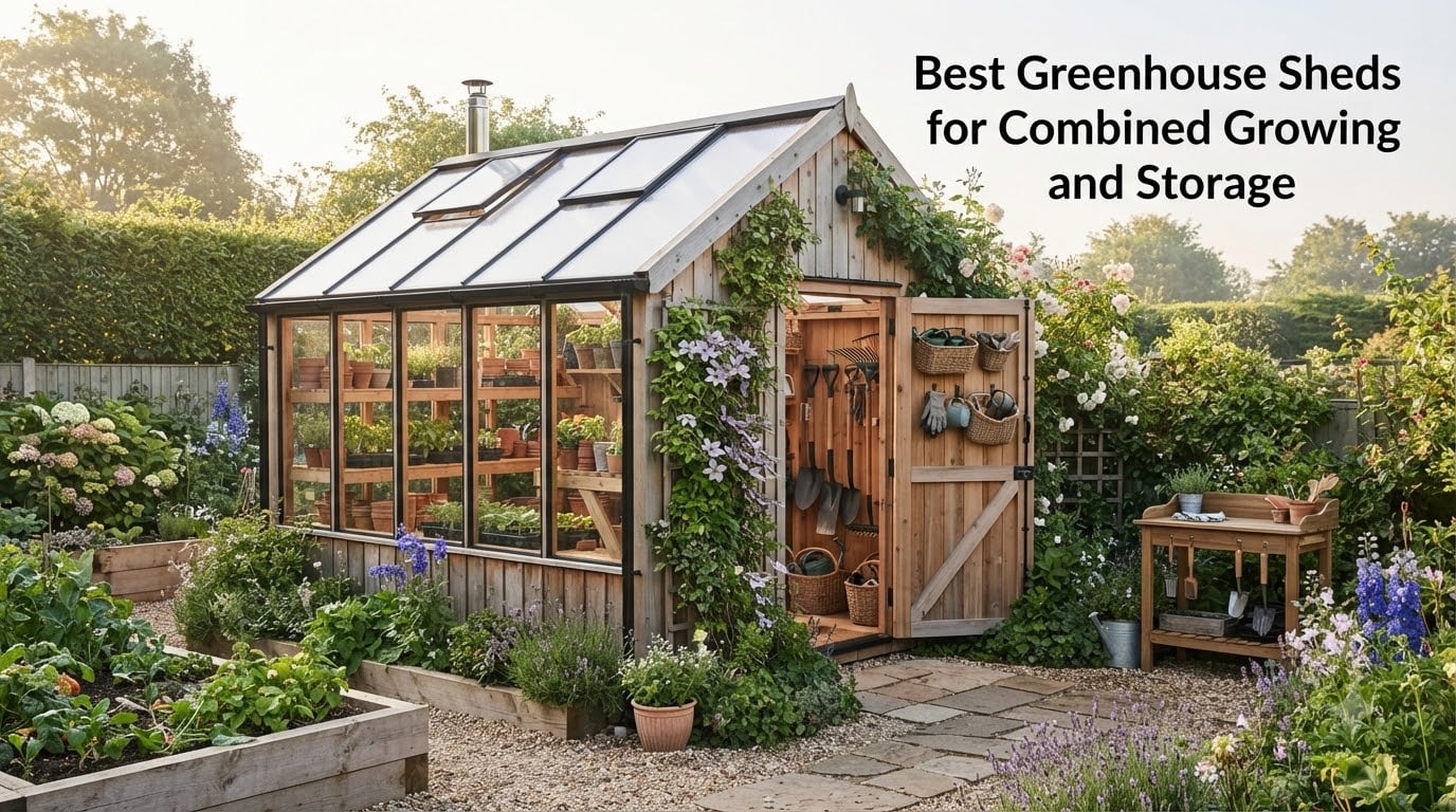 Best Greenhouse Sheds for Combined Growing and Storage