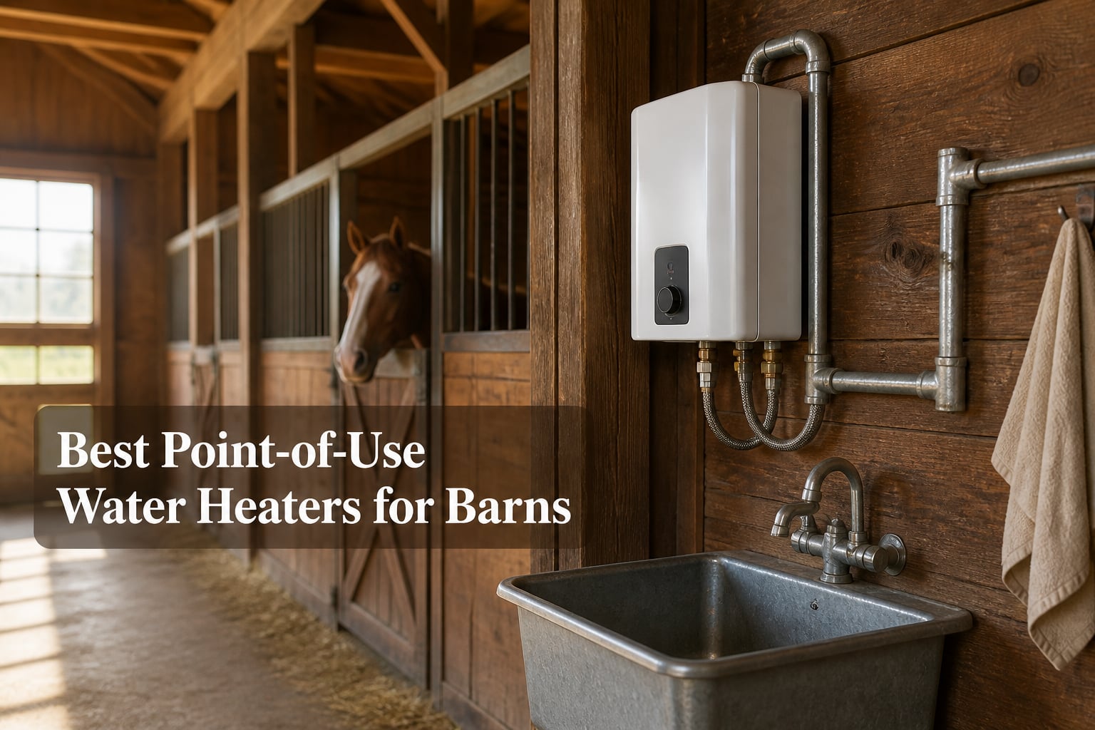 Best Point-of-Use Water Heaters for Barns