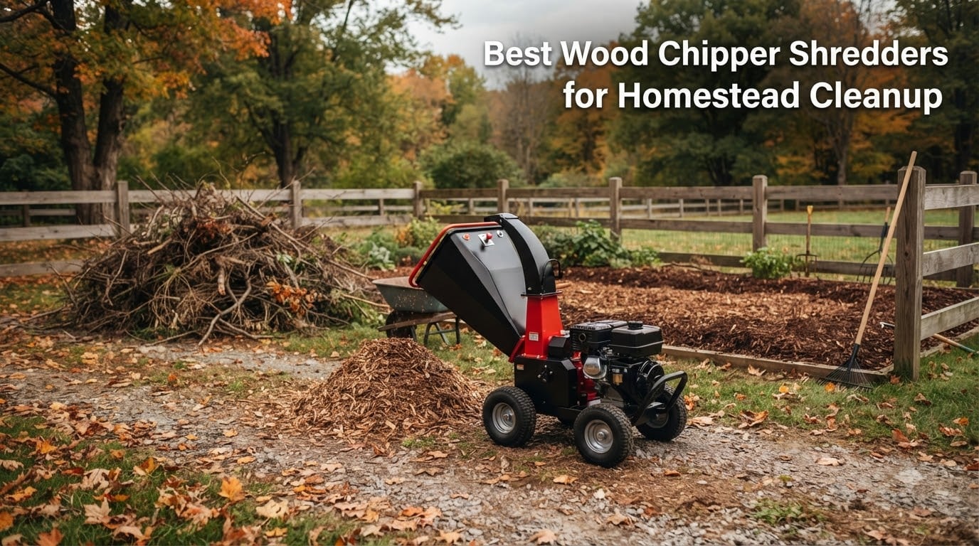 Best Wood Chipper Shredders for Homestead Cleanup
