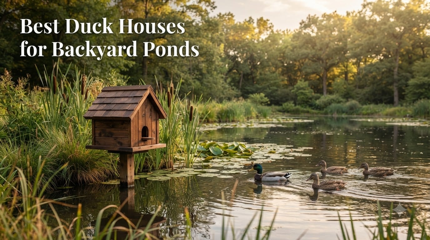 Best Duck Houses for Backyard Ponds