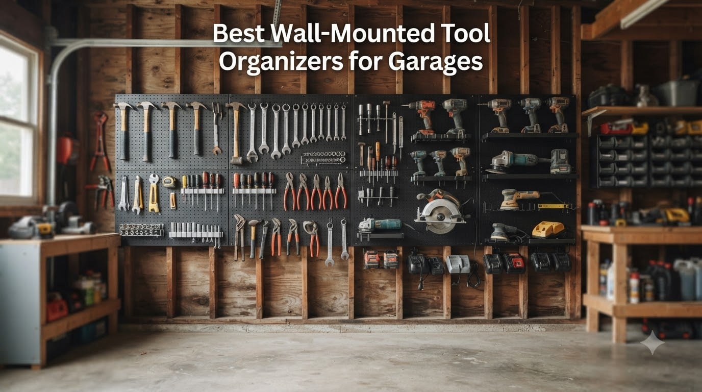 Best Wall-Mounted Tool Organizers for Garages