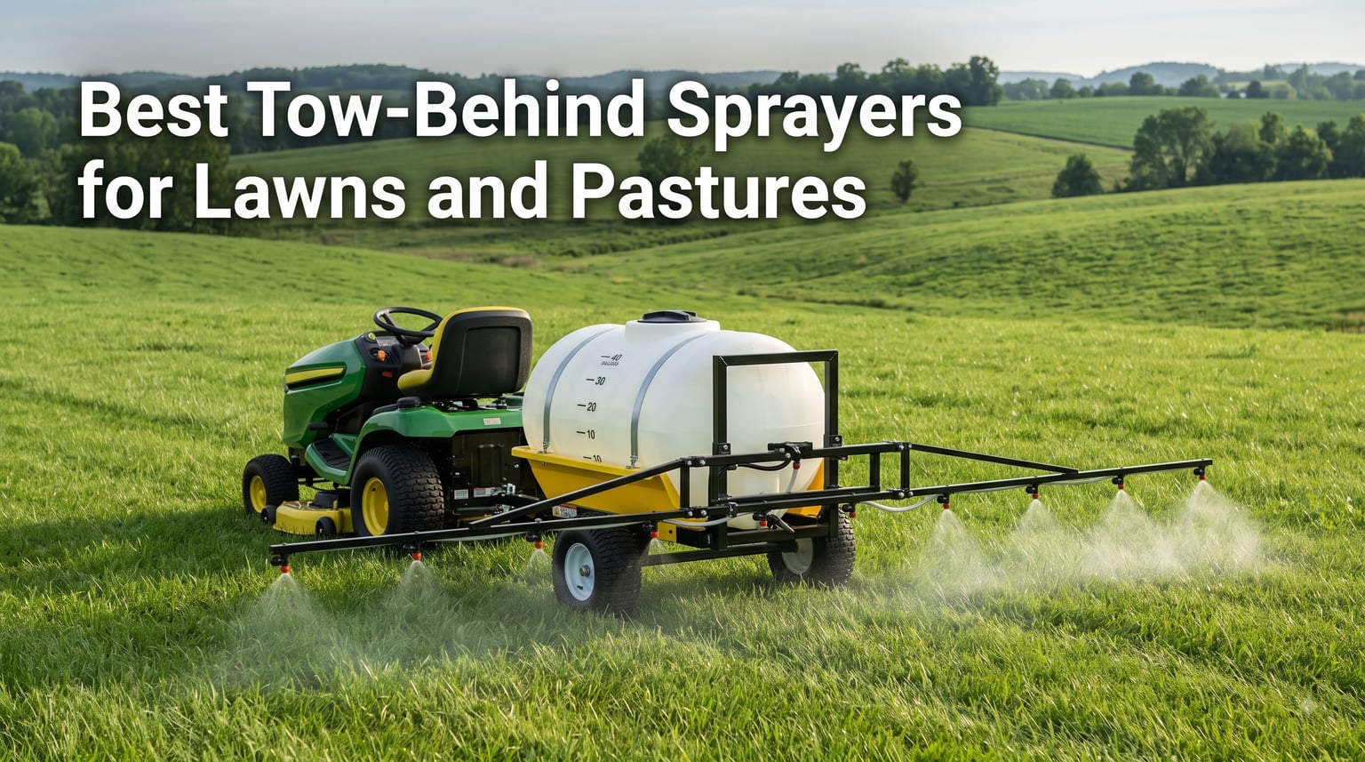 Best Tow-Behind Sprayers for Lawns and Pastures