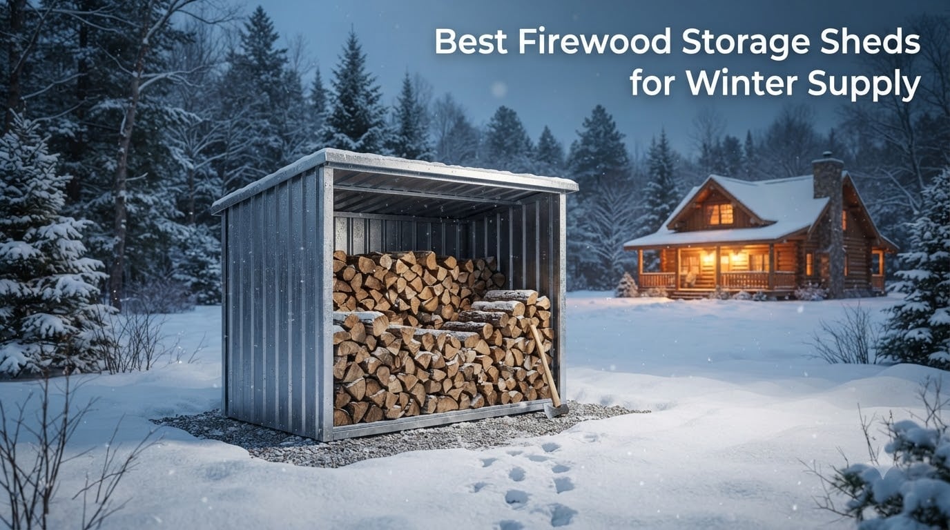 Best Firewood Storage Sheds for Winter Supply