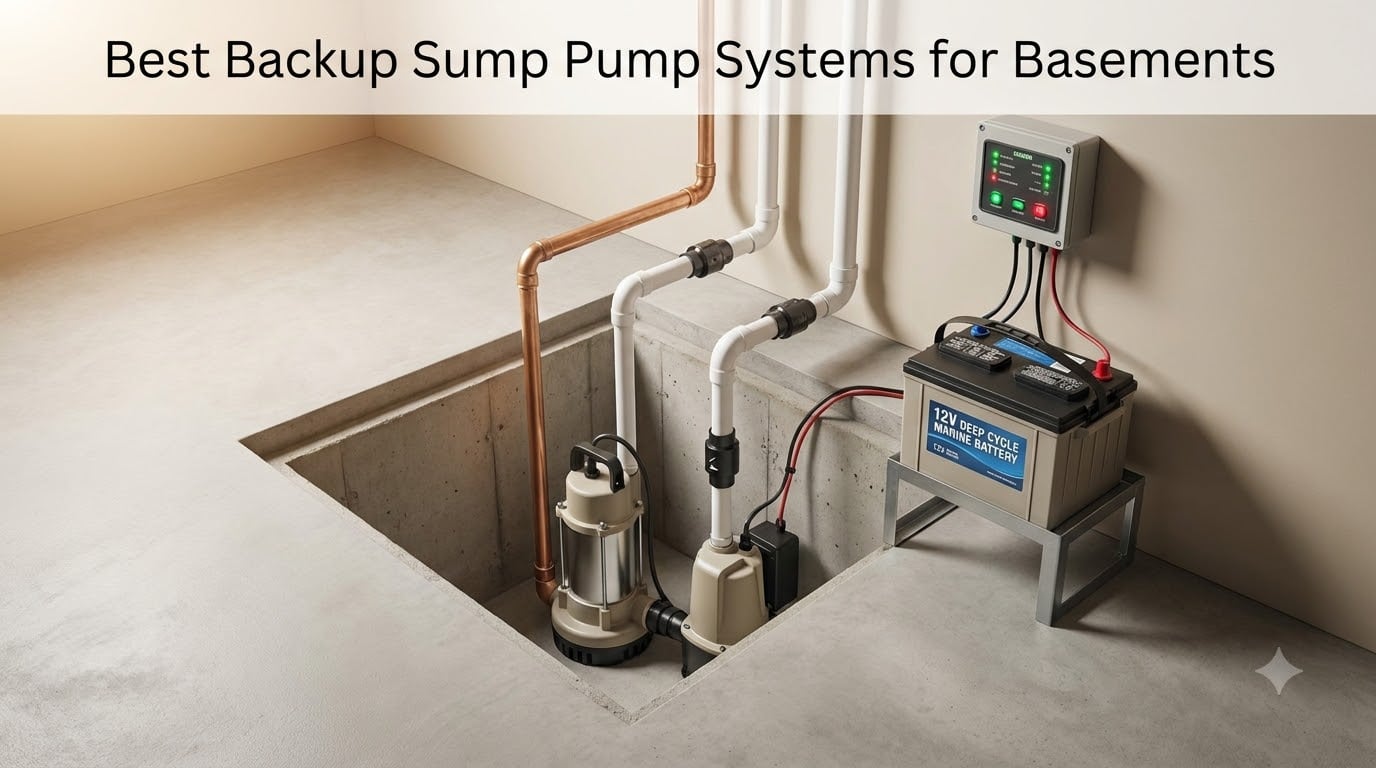 Best Backup Sump Pump Systems for Basements