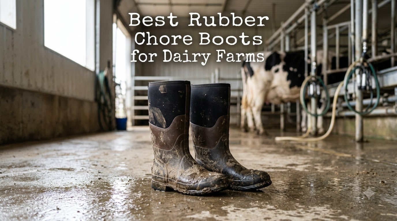 Best Rubber Chore Boots for Dairy Farms