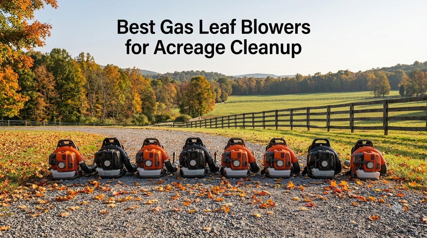 Best Gas Leaf Blowers for Acreage Cleanup